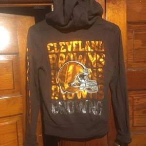 Cleveland browns pink NFL jacket